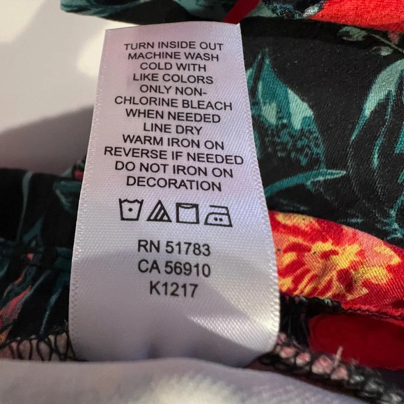 Maurices Floral Coastal Midi Skirt Size Medium - Picture 7 of 10